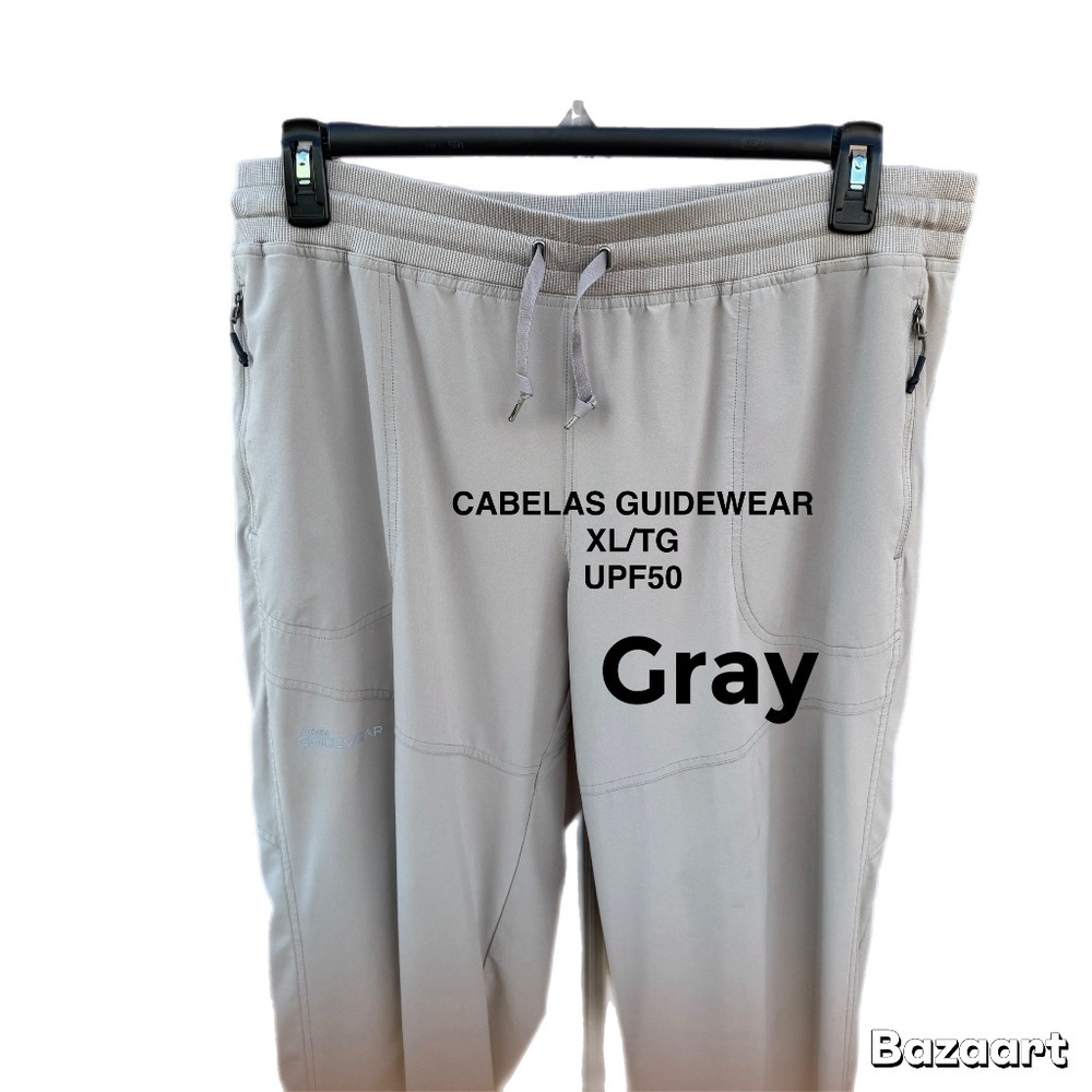 CABEL’s GUIDEWEAR ,UPF 50, XL/TG, SPORTSWEAR,SUMMER WEAR, GRAY PANTS